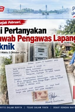 KWh Sudah Lunas Sejak Februari, Warga Binjai Pertanyakan Tanggung Jawab Pengawas Lapangan PT Roda Teknik